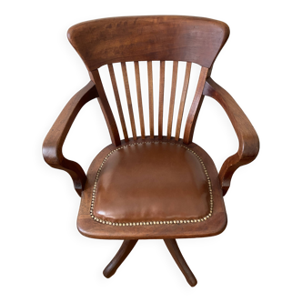 Fauteuil de bureau à vis début XXeme