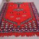 Red Vintage Moroccan Rug 167 x 190 cm - Berber Wool Rug - Handmade Rug Boho