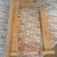 Antique solid wood wall shelf