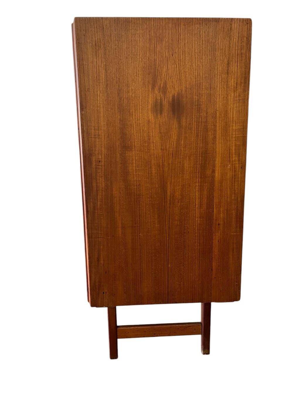 Vintage Danish wall cabinet in wood, mid-height / shelf / low furniture
