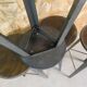 4 old vintage loft bistro stools