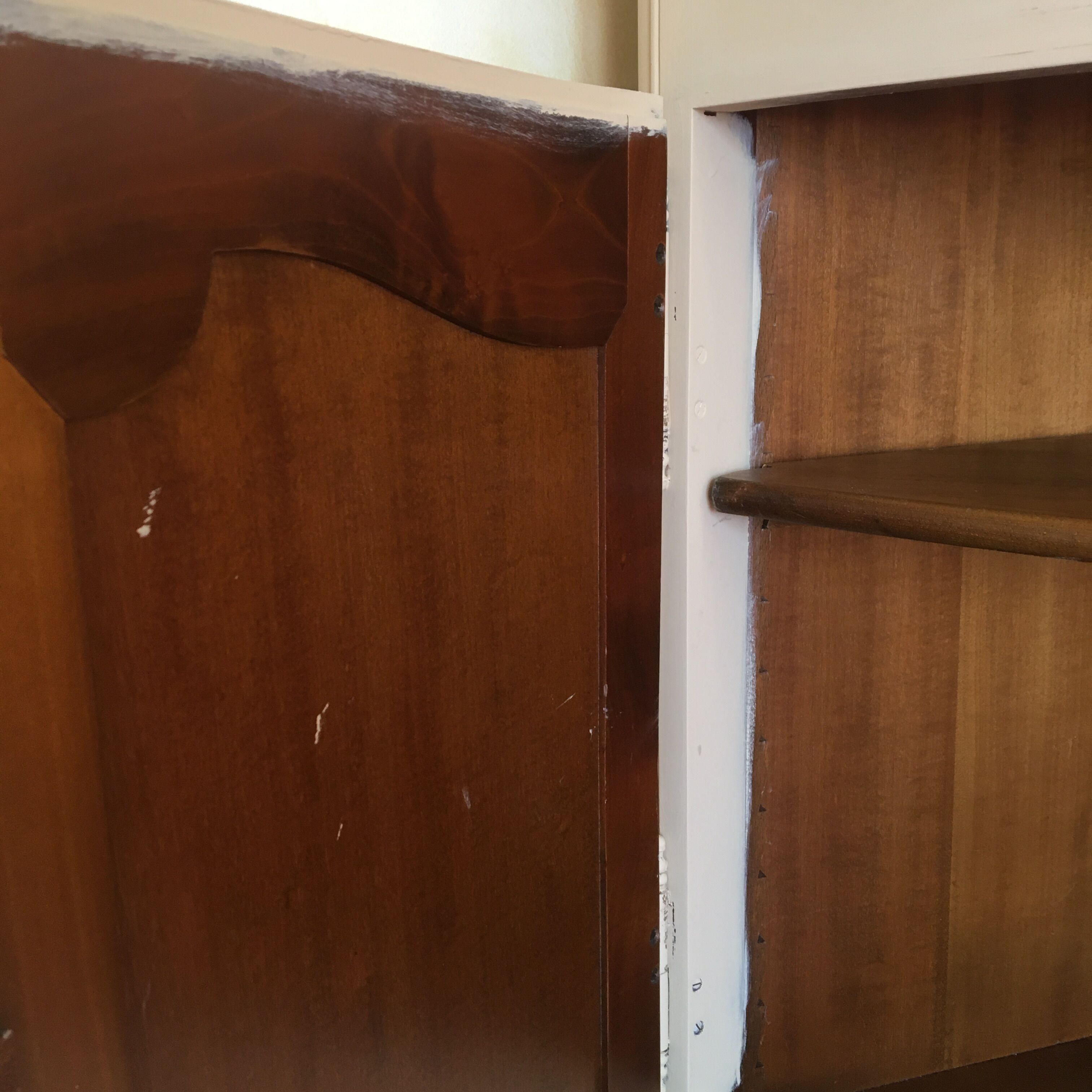 Corner furniture repainted notch Louis XV spirit