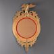 Antique Regency mirror in gilded wood, Italy, early 20th century.