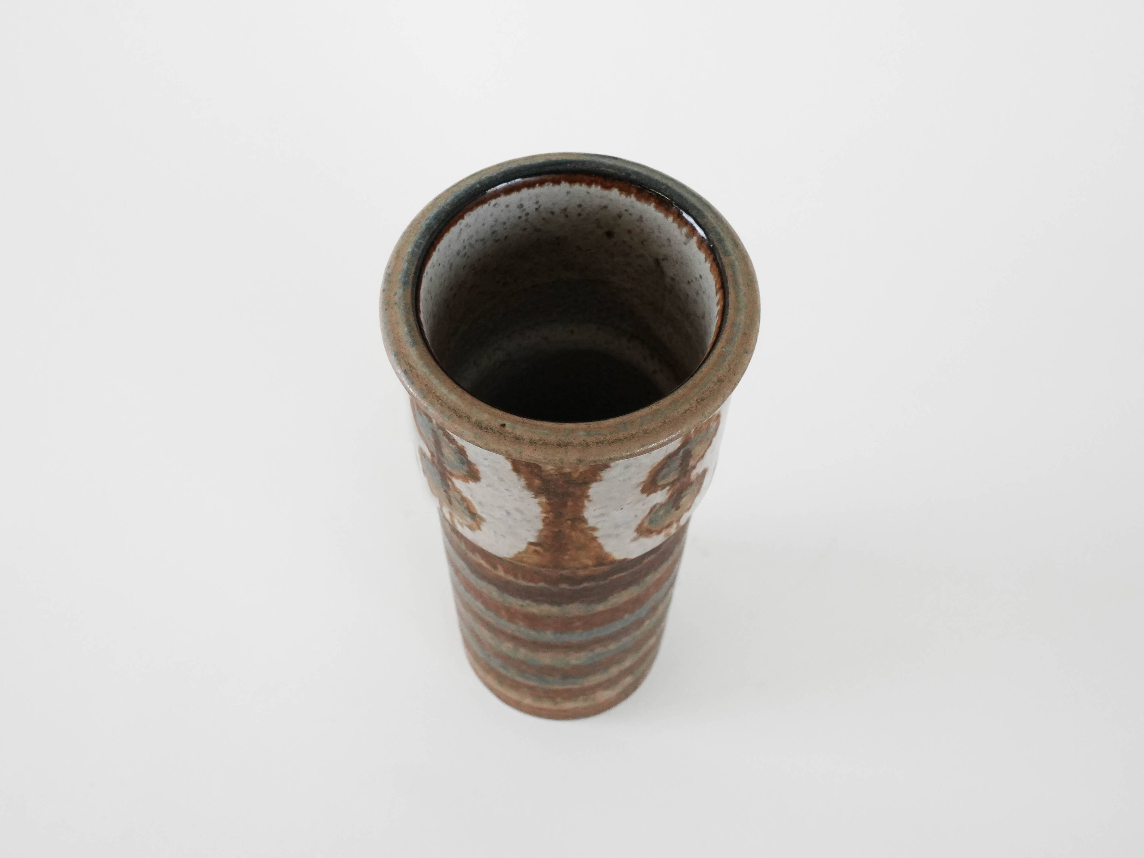 Ceramic vase, Danish design, 1960s, manufacturer: Søholm, designer: Svend Å