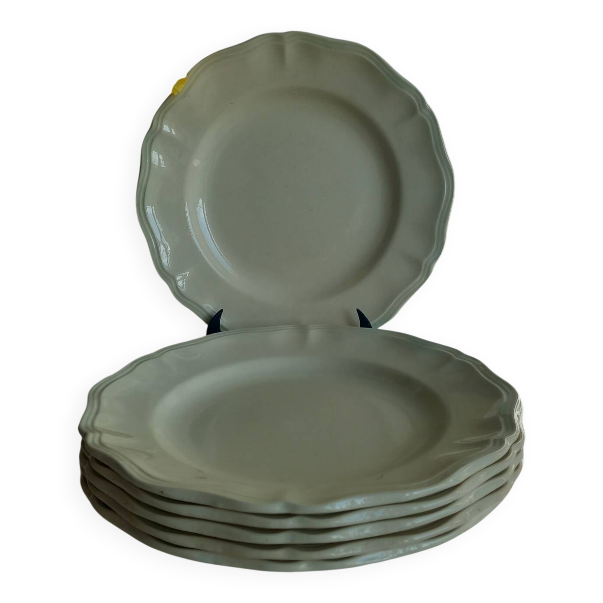 Sarreguemines Ivory Plates