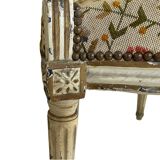 Set of medallion armchairs Louis XVI period 18th