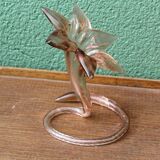 Soliflore vase in blown glass, flower shape