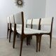 Set of 6 Italian design chairs Carlo de Carlo Cassina model 693 late 50s bouclette