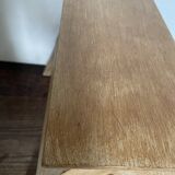 Weathered wooden step stool
