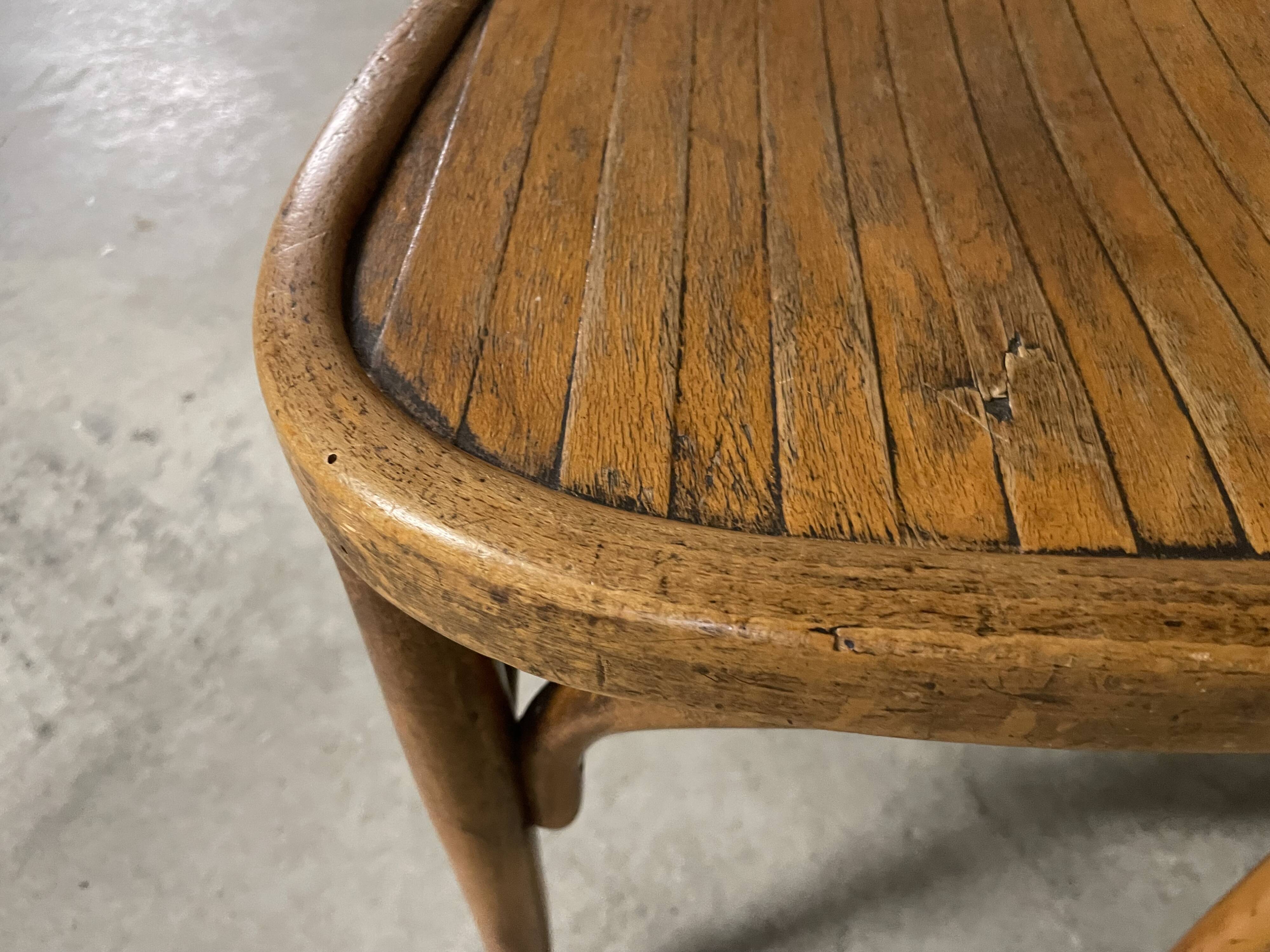 Pair of bistro chairs from the 1930s-40s.
