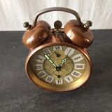 Old awakening Japy copper decoration 70s vintage