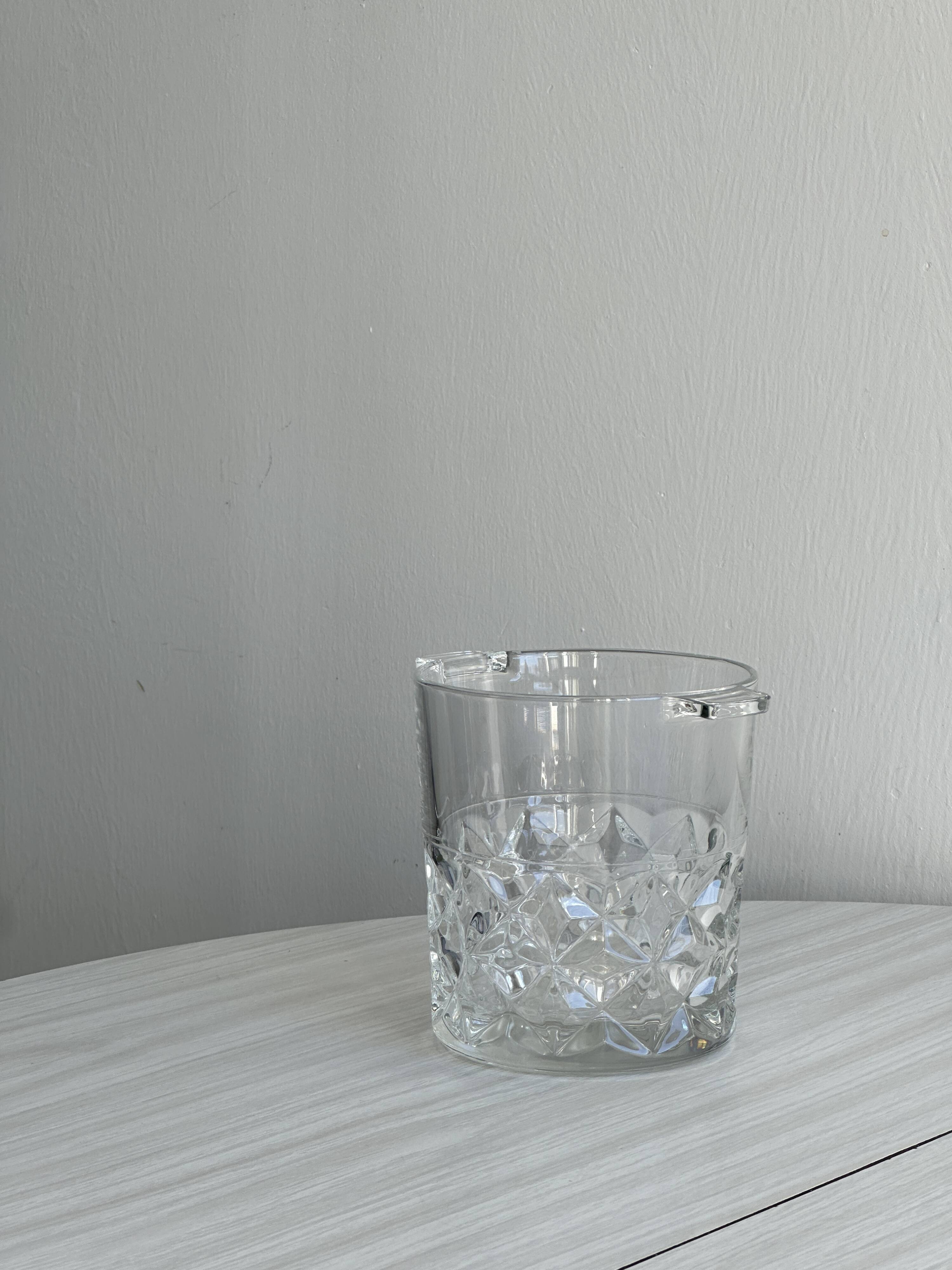 Seau à glace en verre épais
