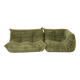 Michel Ducaroy for Ligne Roset Olive Togo 2-seat Sofa and corner seat, Set of 2