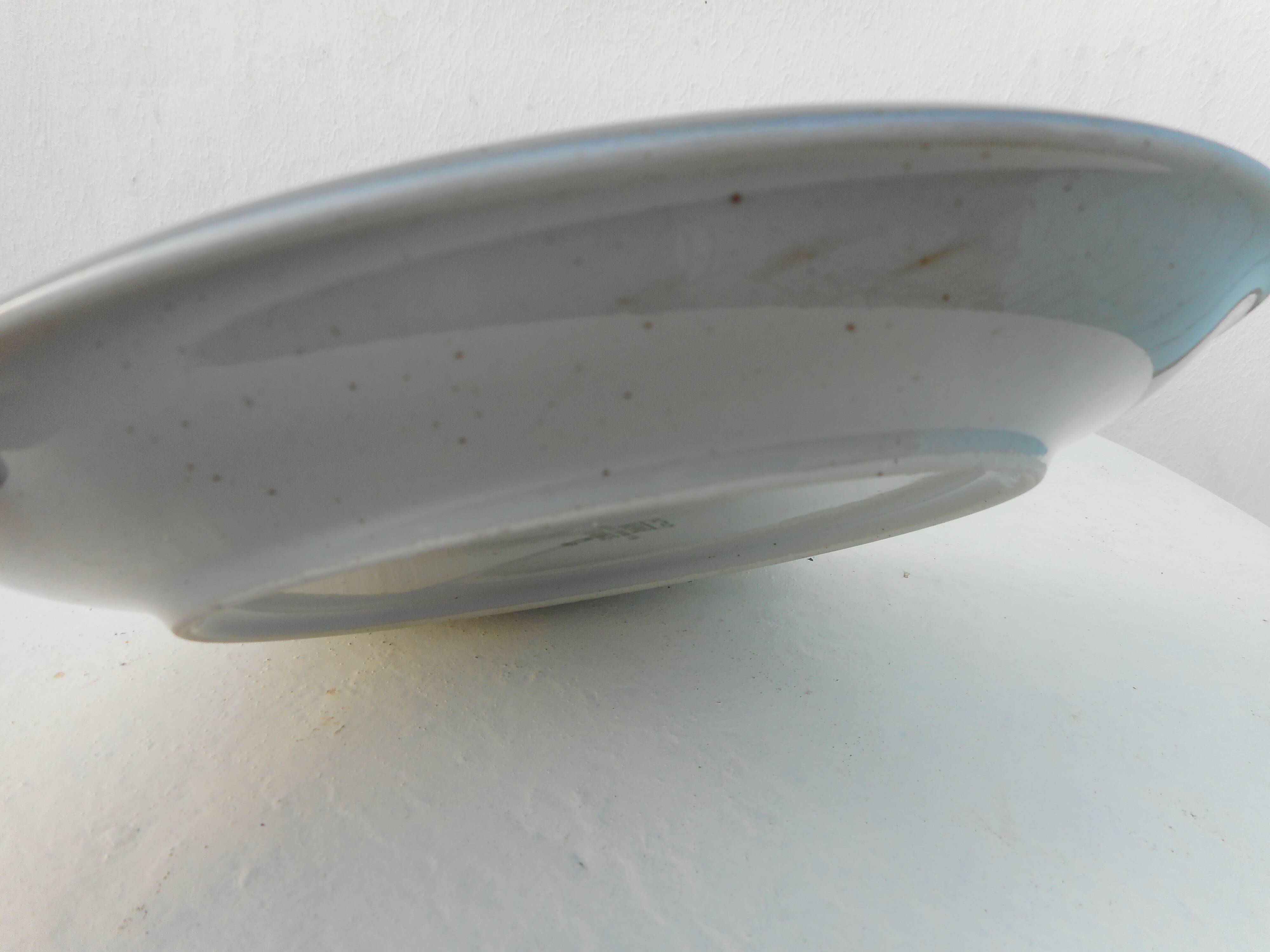 Lot de 6 assiettes plates en grès