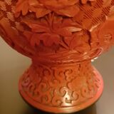 Chinese vase in cinabre