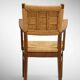 Paire de fauteuils en raphia tressé  Audoux Minet 1950