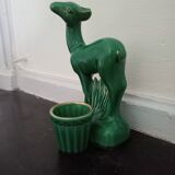 Poët-Laval ceramic fawn signed Jean Art-Déco