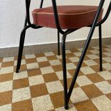 Chaise fauteuil tubulaire années  50