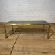 Bronze and smoked glass coffee table, 1970