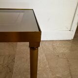 Table basse dorée