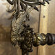 Pair of naturalistic wall sconces with fish circa 1900