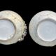 Paire de vases en barbotine