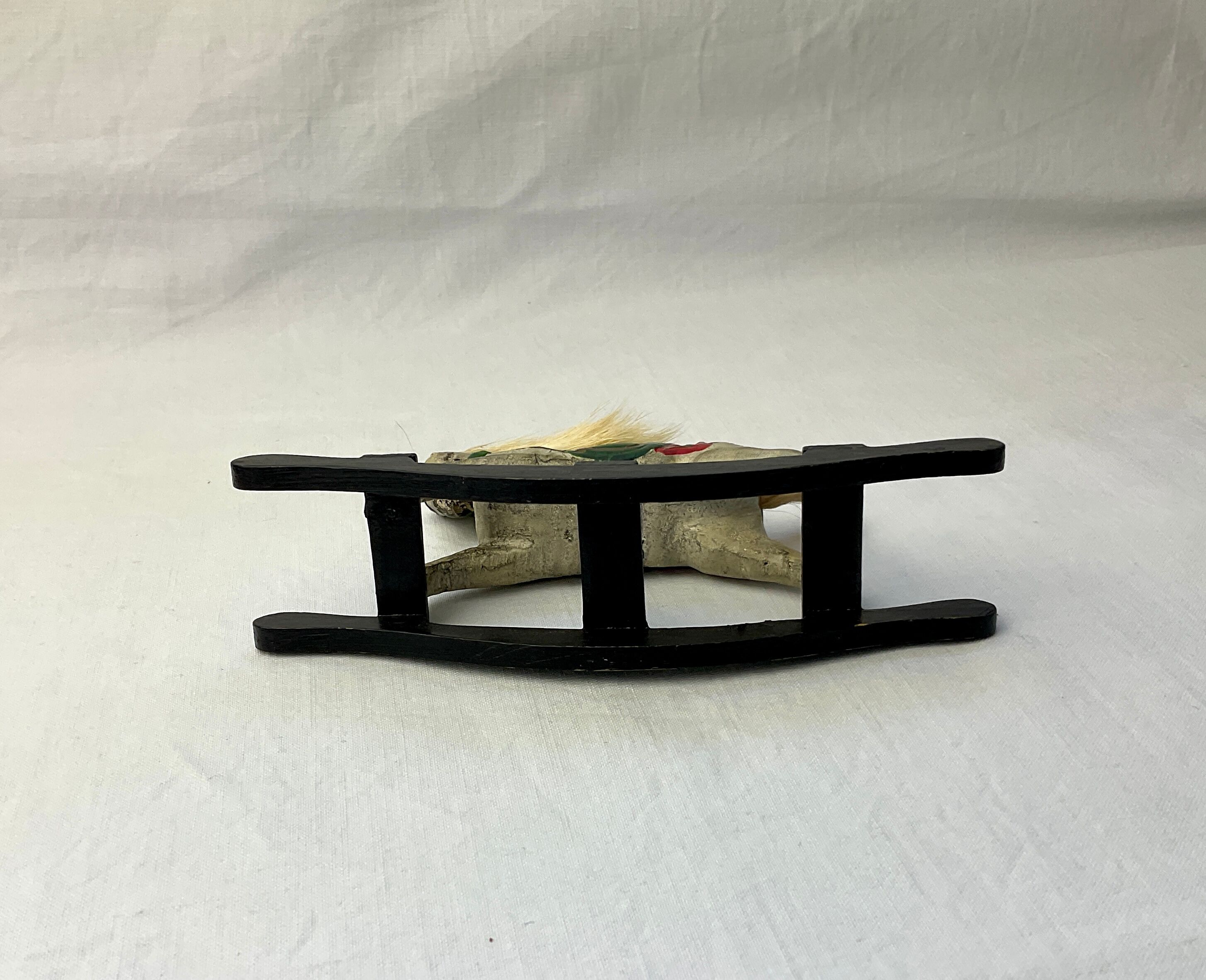 Small wooden horse toy