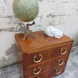 Commode d'époque Art déco en noyer 1930