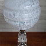 Vintage glass table lamp