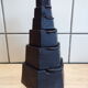 Set 6 cast iron weights for roberval scale