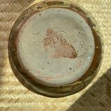 Dish in pyrity sandstone signed Tournay