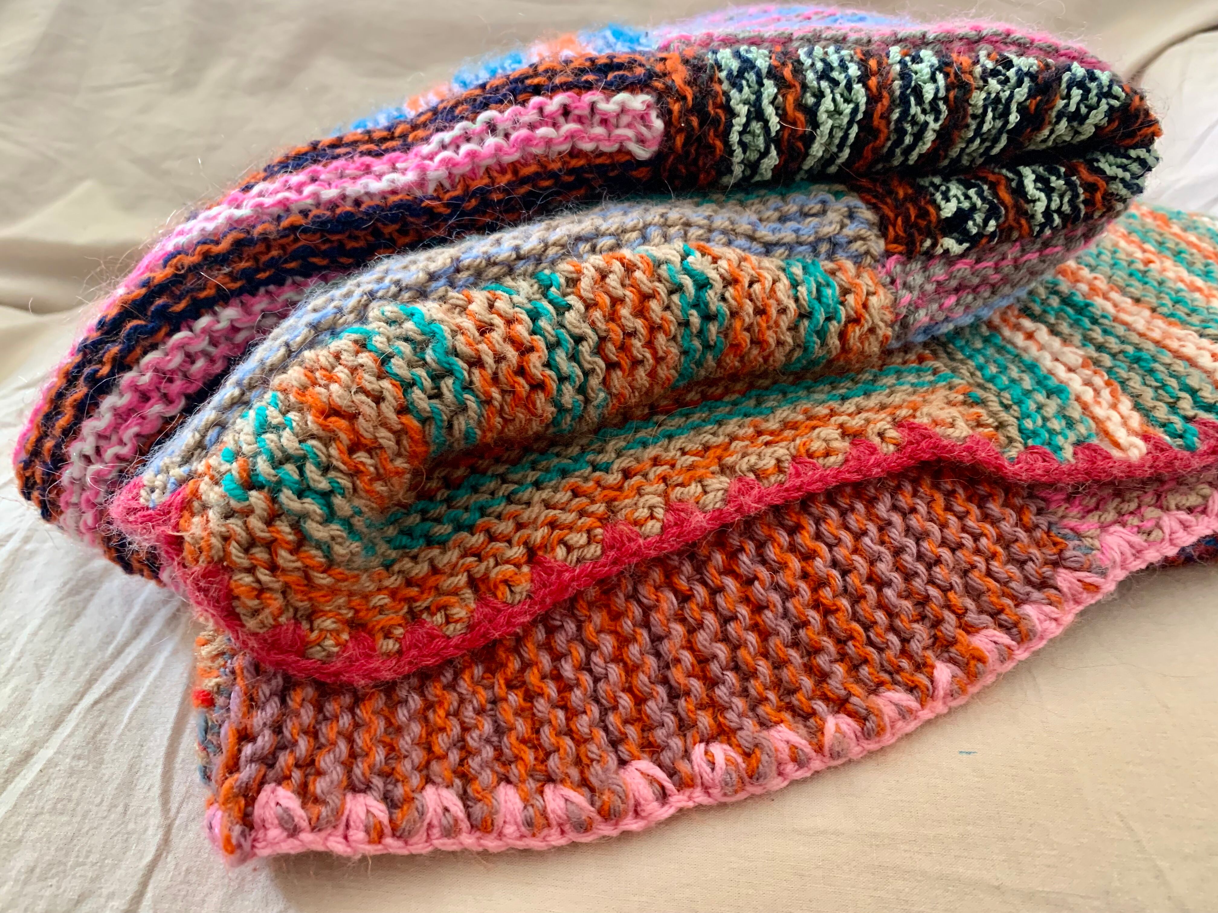 Cover, plaid patchwork