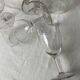 6 antique stemmed glasses