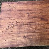 Poplar wood table with 2 front drawers from the Reconstruction period.