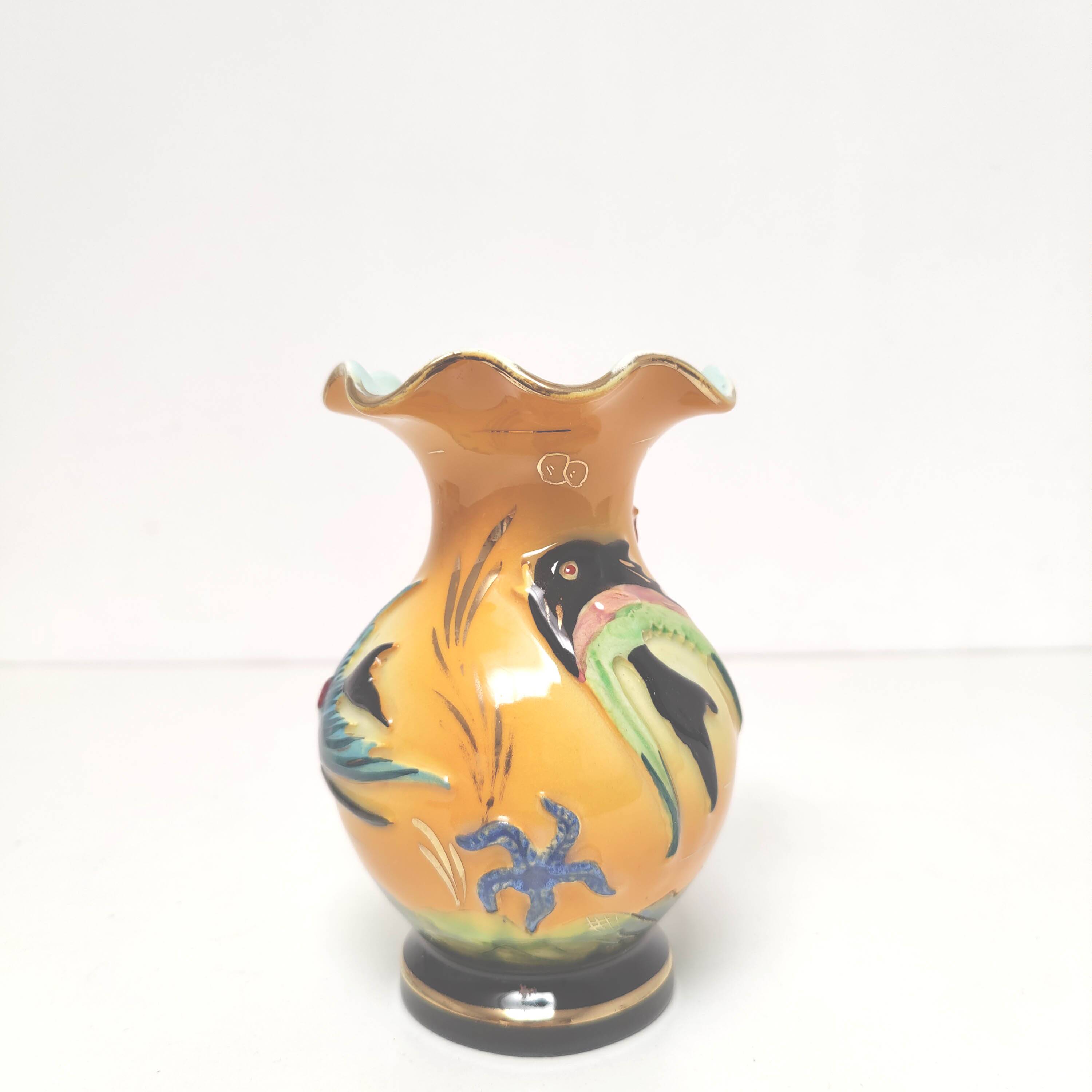 Ceramic vase Monaco workshop Cerdazur seabed