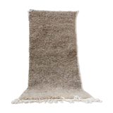 Handmade wool Berber rug 138x63 cm