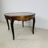 Louis XV High-end inlaid coffee table - Wood, Bronze - 1930s retro vintage