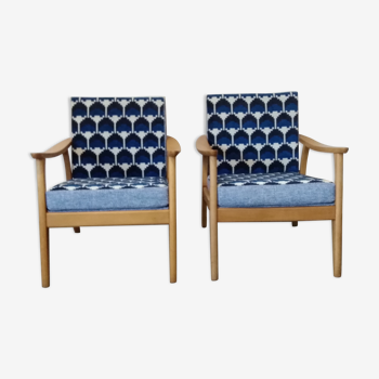 Pair armchairs