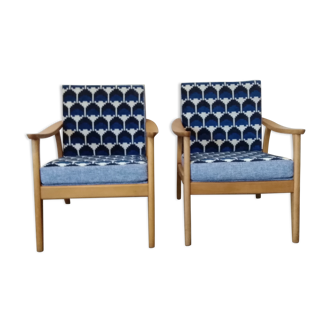 Pair armchairs