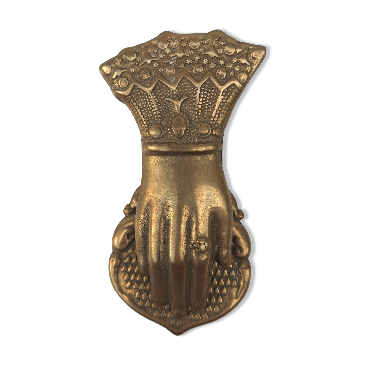 Solid brass mail clamp