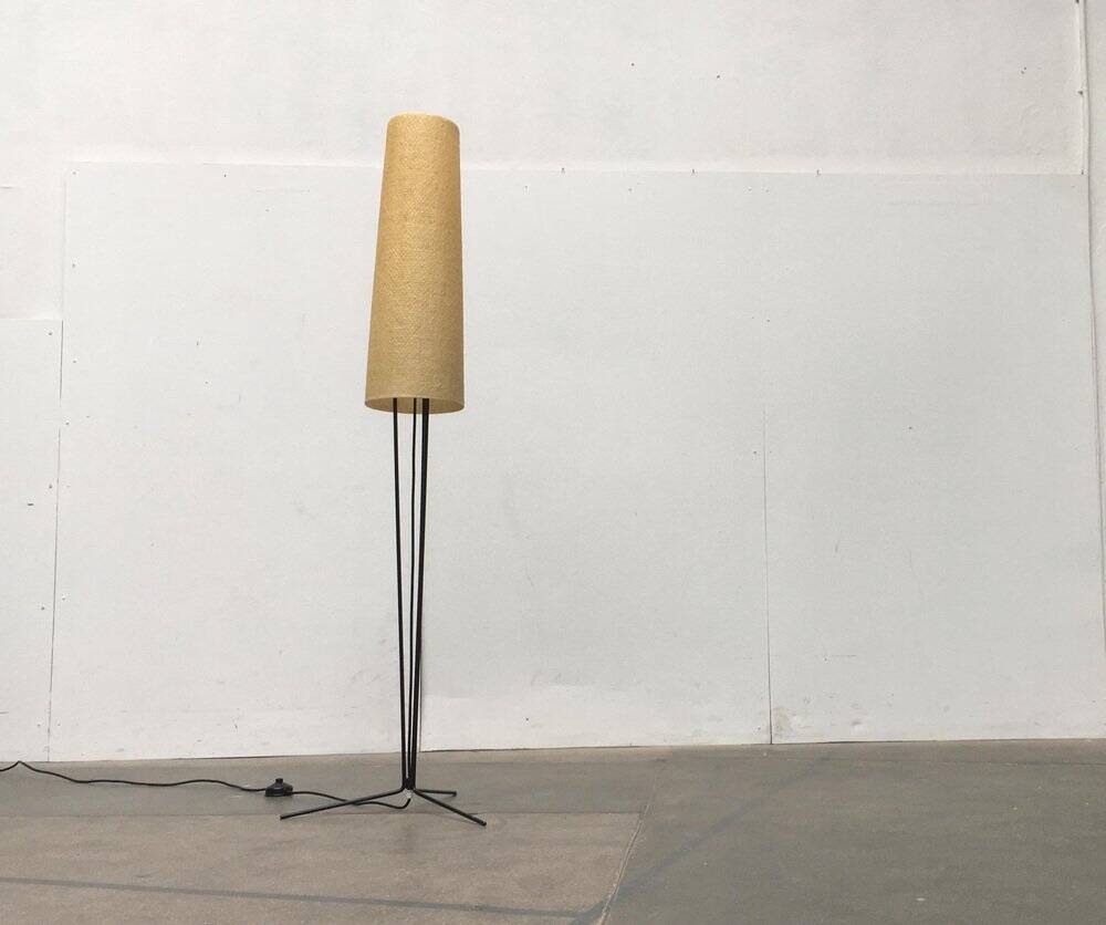 Minimalist floor lamp from Hesse Leuchten, mid-century, 1960s.