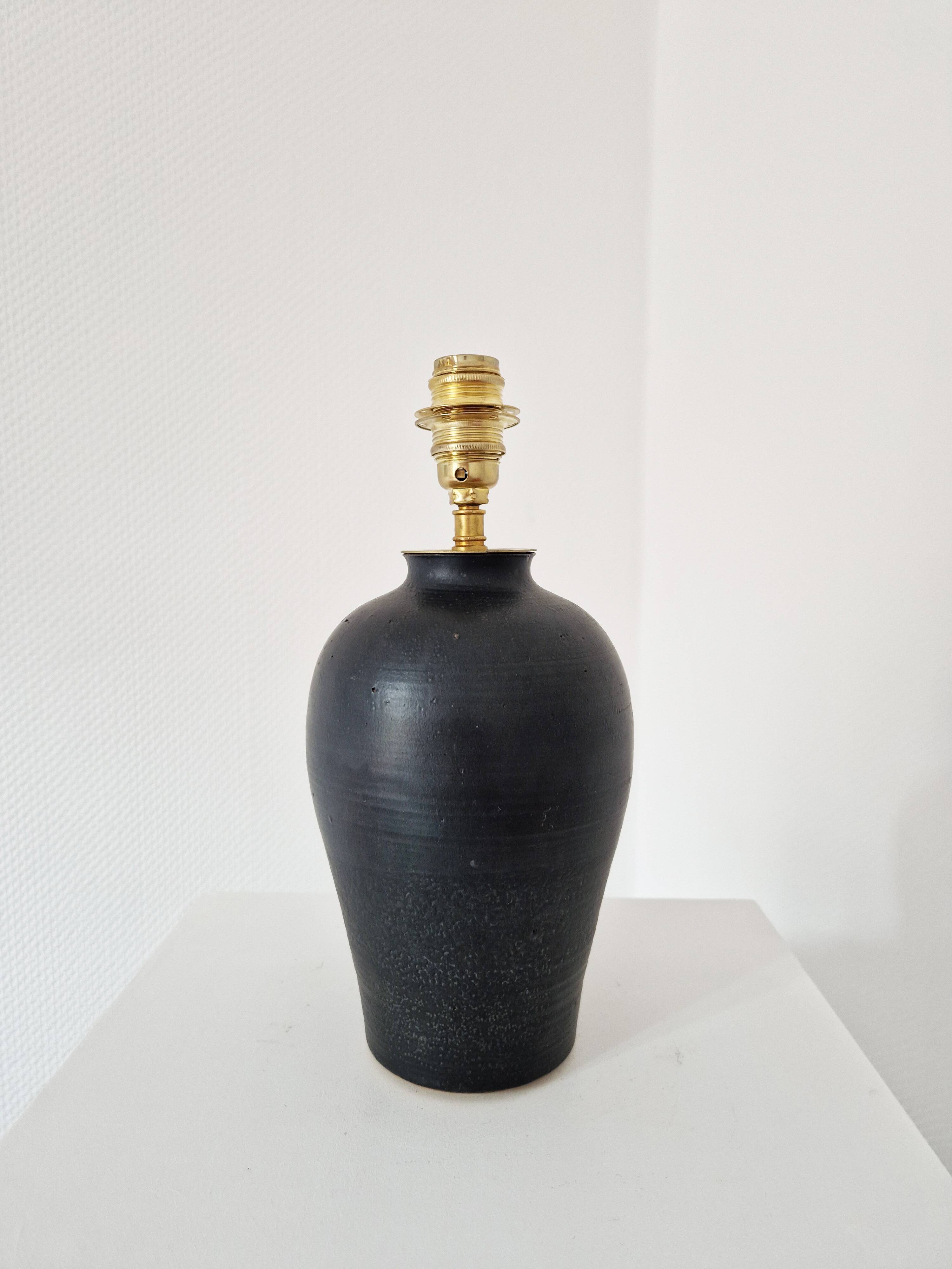 Lamp foot "Meiping" in vintage ceramic 1970