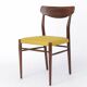 Chaise de bureau en teck du milieu du siècle par Lübke, Allemagne, années 1970 – Chaise de bureau vintage