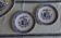 Pair of Johnson Brothers "Hearts & Flowers" dinner plates.