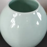 Vintage glazed ceramic vase
