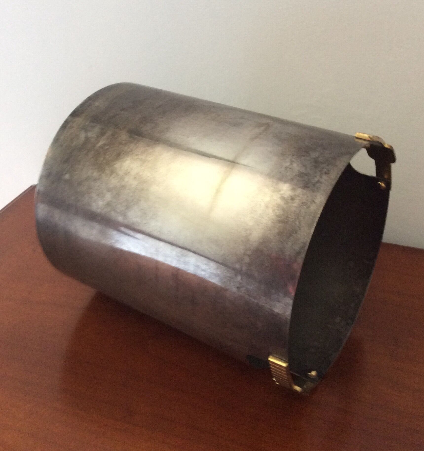 Silver metal champagne bucket cesa 1982