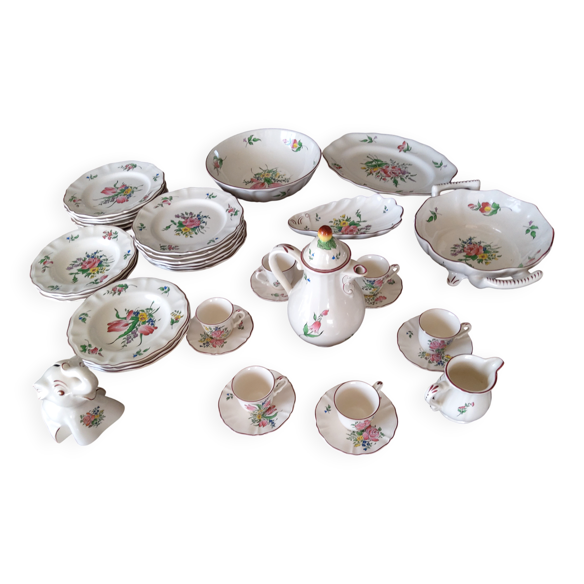 Lunéville dinnerware set