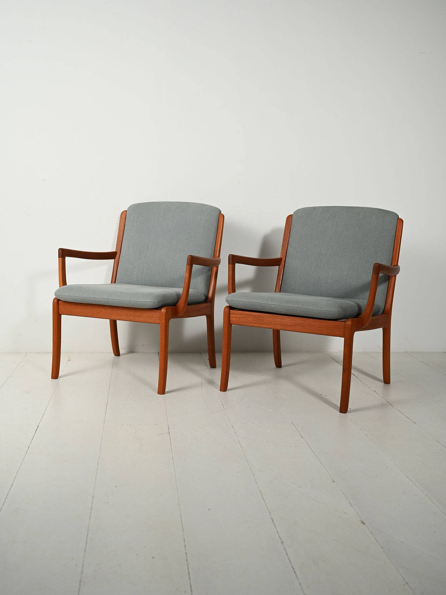 Paire de fauteuils Senator d'Ole Wanscher pour Cado