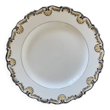 KPM porcelain plate with shell relief decoration