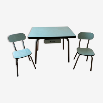 Table et chaises en formica